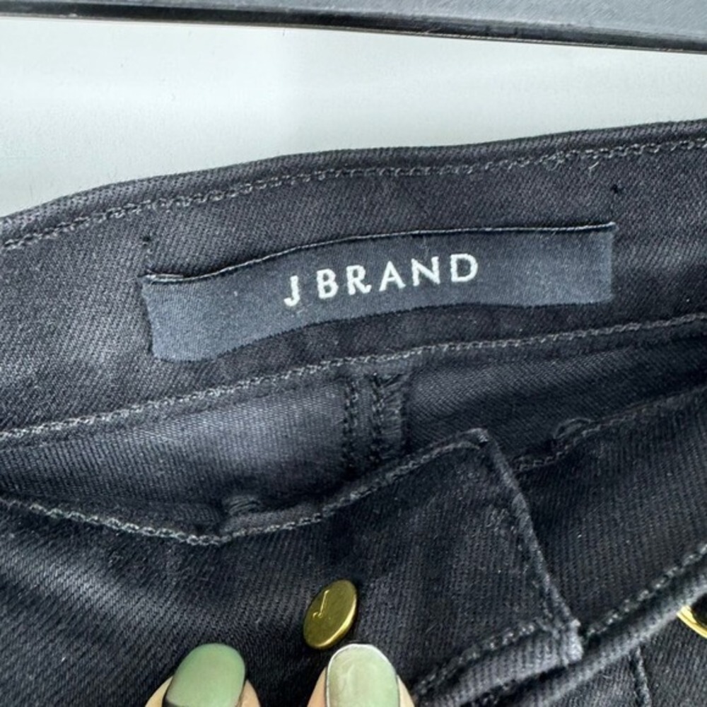 J BRAND Sabine High-rise‎ Skinny Jeans In Black - Picture 3 of 7